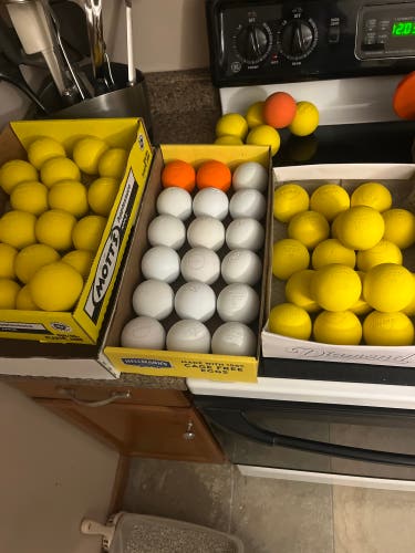 Lacrosse Ball 18 Pack of Yellow Velocities (New)