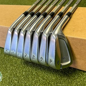 Used Miura Giken CB-1006 Irons 4-PW Tour AD 65g Regular Flex Graphite Golf Set