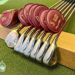 XXIO Prime Royal Edition Irons 6H 7-PW/AW/SW SP-1100K 37g Ladies Graphite Set