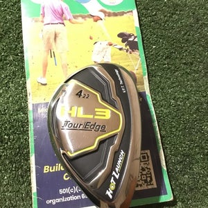 Tour Edge HL3 Hot Launch 22* 4 Hybrid Regular 60g UST Mamiya Graphite (38.75)