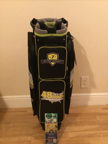 Tour Edge HL3 Mobile Fitting Cart Golf Bag with 16-way Dividers W/Wheels & Cover