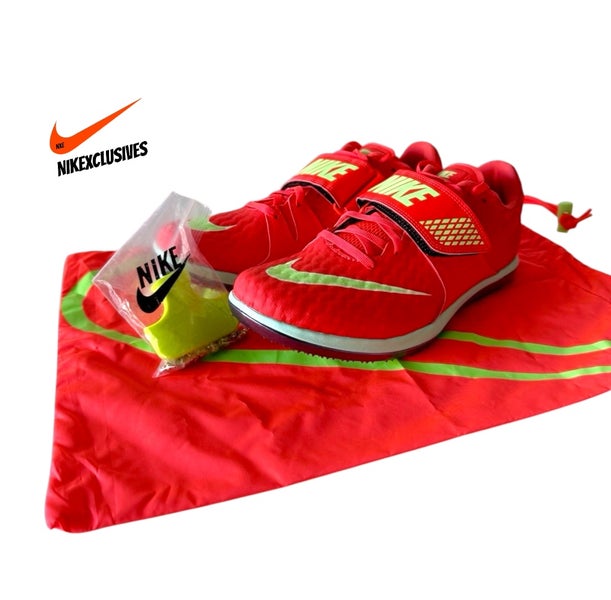 Men's Size M 9.5 (W 10.5) Adult Nike High Jump HJ Elite Track & Field Spikes Shoes FZ9636 600 (New)