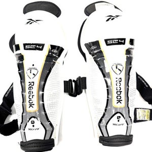 Used Reebok SC87 Intermediate Shin Guards White 12" 11860-S000304806