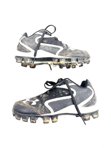Used Under Armour CLEAT BB/SB Cleats Black Junior 01 11860-S000304796