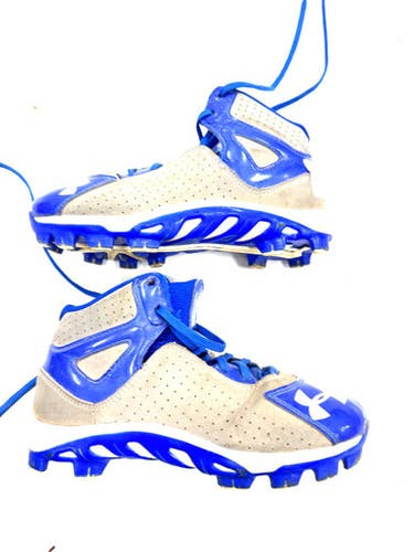 Used Under Armour CLEAT BB/SB Cleats Royal Blue Junior 01.5 11860-S000304795