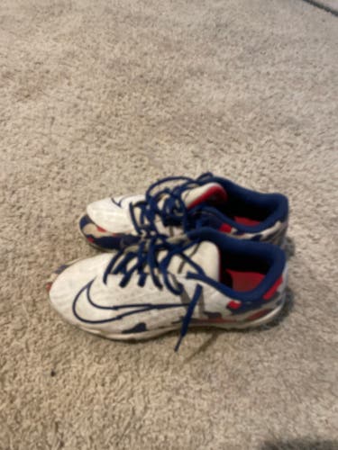 Blue Men's Size M 5.5 (W 6.5) Nike vapor Low Top Trainers (Used)