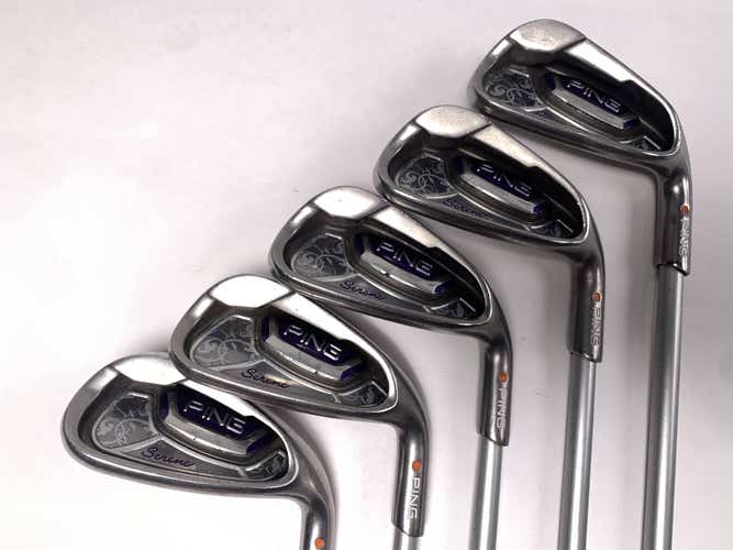 Ping Serene Iron Set 7-PW+SW Orange Dot 2* Flat ULT 210 Ladies RH