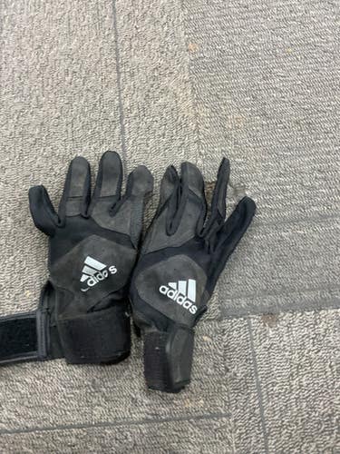 Used Adidas BB/SB Batting Gloves Black SM 11614-S000231406