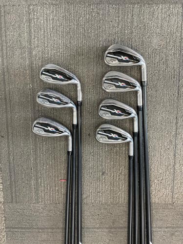 Used Callaway XR Mens Iron Set RH 6I-GW/AW 11614-S000231398