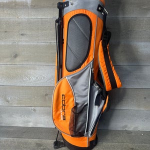 Cobra Jr Ricky Fowler Golf Club Stand Bag 36" Youth Orange Black Shoulder Strap