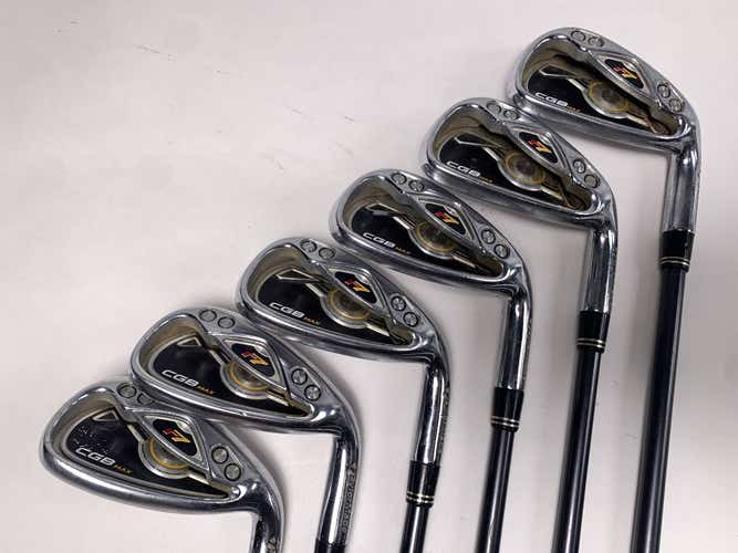 TaylorMade R7 CGB Max 2008 Iron Set 6-PW+GW+SW REAX 55g Regular RH No 8 iron