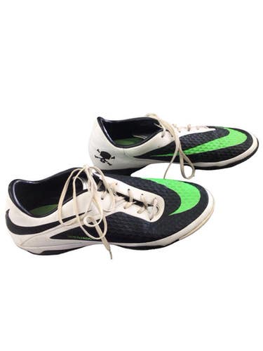 Used Nike Soccer Indoor Shoes White And Black Senior 10.5 11760-S000088279