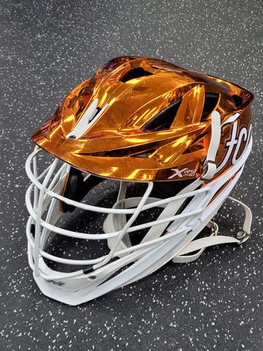 Used Cascade XRS PRO Lacrosse Helmet Orange One Size 11849-S000037008