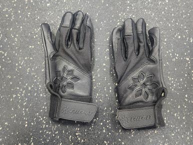 Used RIP-IT BB/SB Batting Gloves Black SM 11849-S000037006