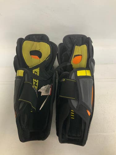 Used CCM TACKS 9080 Senior Shin Guards Black 13" 11823-S000037323