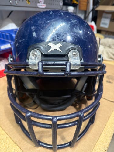 USED XENITH X2E+ YOUTH FOOTBALL HELMET - MEDIUM - NAVY