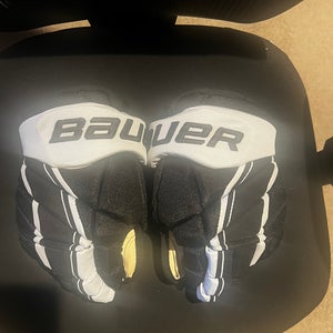Bauer Vapor 1X Pro Lite Gloves 13" Pro Stock - Pittsburgh Penguins (Used)