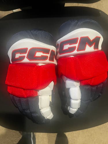 CCM HGPTKXF Pro Stock Hockey Gloves 14" - Washington Capitals (New)
