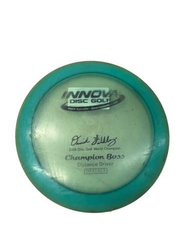Used Innova CHAMPION FELDBURG BOSS Disc Golf Driver Teal 172g 11835-S000205660
