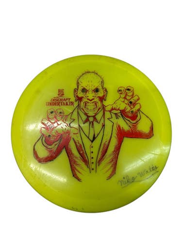 Used Discraft BIG Z UNDERTAKER Disc Golf Driver Yellow 11835-S000205656