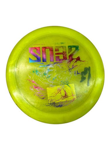 Used Discraft Z LE ZEUS Disc Golf Driver Yellow 11835-S000205653