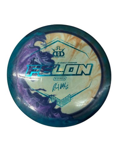 Used Dynamic Discs SOCKI BOMB FELON Disc Golf Driver Royal Blue 173g 11835-S000205642