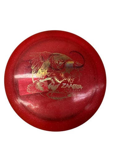 Used Dynamic Discs ZAMBIA TRESPASS Disc Golf Driver Red 173g 11835-S000205637