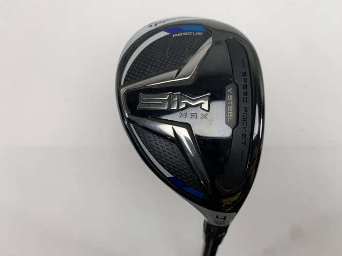 TaylorMade SIM MAX 4 Hybrid 22* Fujikura Ventus Blue 6R Regular Mens RH