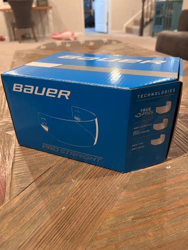 Bauer Pro Straight Visor Clear