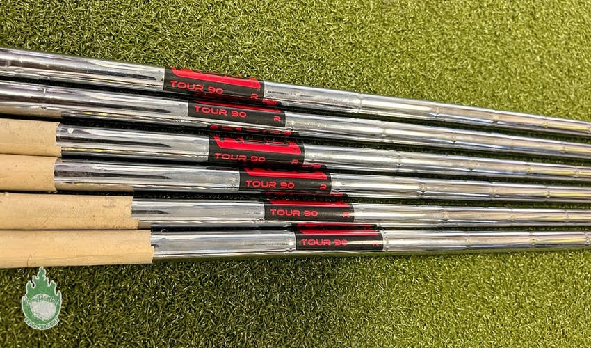 Used KBS Tour 90g 5-PW Regular Flex Steel Iron Set Shafts