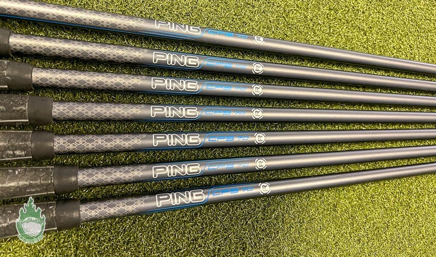 Used Ping CFS 70 5-PW/GW Regular Flex Graphite Iron Set Shafts