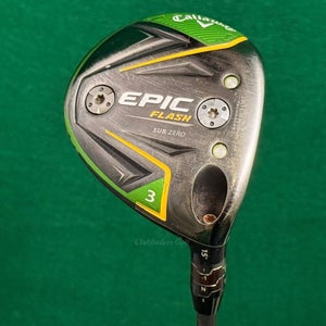 Callaway EPIC Flash Sub Zero 15 Fairway Wood 3 Aldila Trinity F75-S Stiff