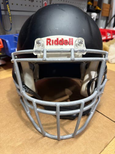 USED RIDDELL SPEED ADULT HELMET - LARGE - FLAT BLACK
