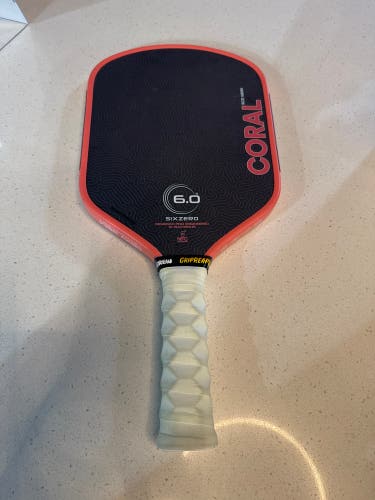 Six Zero Coral 16mm Pickleball Paddle