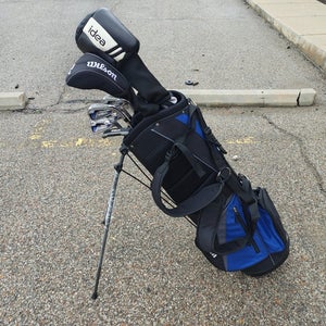Wilson Tour Velocity Mens 11 Piece Regular Flex Complete Golf Set Stand Bag