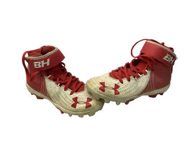 Used Under Armour RED BB CLEATS BB/SB Cleats Red Junior 01.5 11347-S000264369