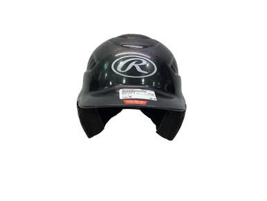 Used Rawlings 6 1/2 - 7 1/2 BB HELMET Batting Helmet No Mask Black MD 11347-S000264364