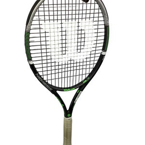 Used Wilson NEMSIS 100 Adult Tennis Racquet Kelly green 3 3/8" 11347-S000264345