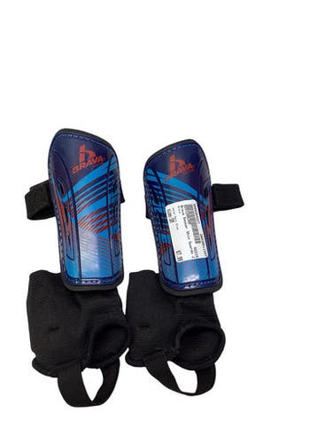 Used Brava Soccer Shin Guards Junior Navy Blue SM 11347-S000264337