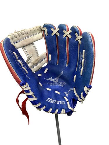 Used Mizuno POWER CLOSE BB/SB Glove RH Throw Royal Blue 11" 11347-S000264341