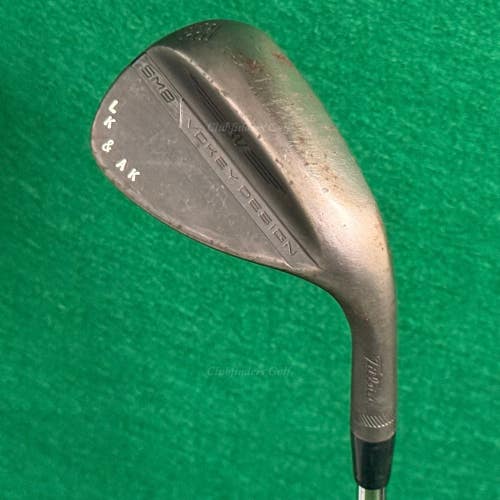 Titleist Vokey SM8 Jet Black 58-8M 58 Lob Wedge Stepped Steel Wedge Flex