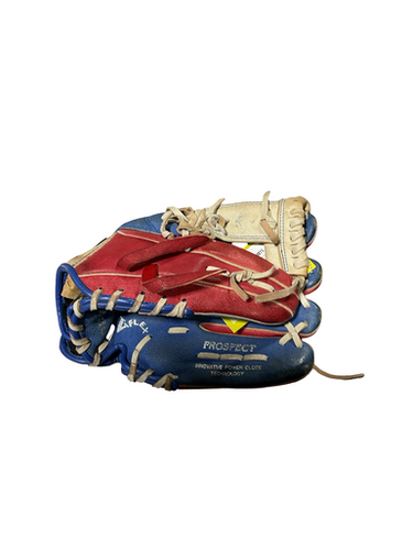 Used Mizuno POWER CLOSE GLOVE BB/SB Glove RH Throw White/Red/Navy 11" 11834-S000047052