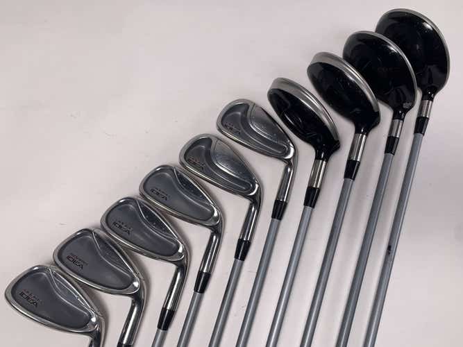 Adams Idea Club Set 3W 5W 4H 5H 6-PW+SW Ladies Graphite Womens RH Undersize Grip