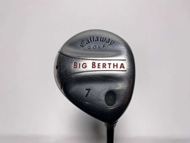 Callaway Big Bertha 2004 7 Fairway Wood 21* RCH 75w Senior Graphite Mens RH