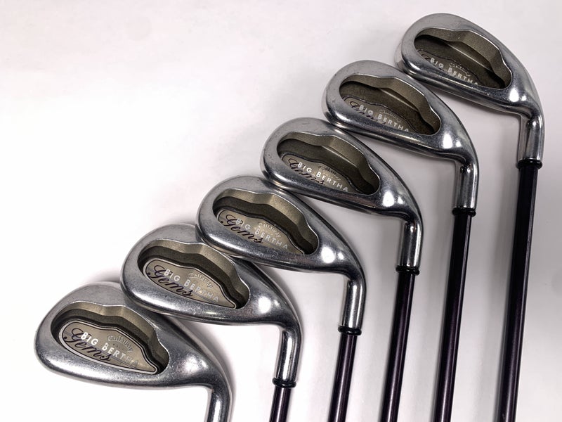 Callaway Big Bertha 2004 Gems Iron Set 5-10 65i 65g Ladies Graphite Womens RH