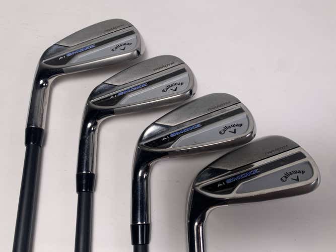Callaway Paradym Ai Smoke Iron Set 7-PW Cypher 5.5 60g Regular Graphite Mens LH
