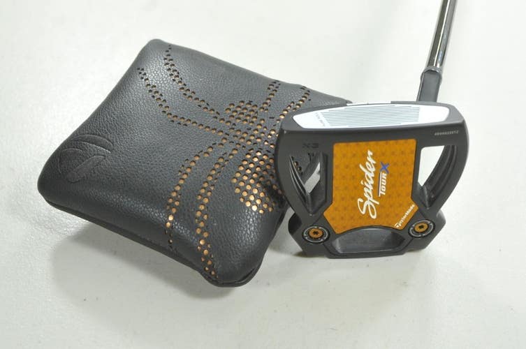 TaylorMade Spider Tour X Black #3 34" Putter Right KBS Steel with Cover # 212307