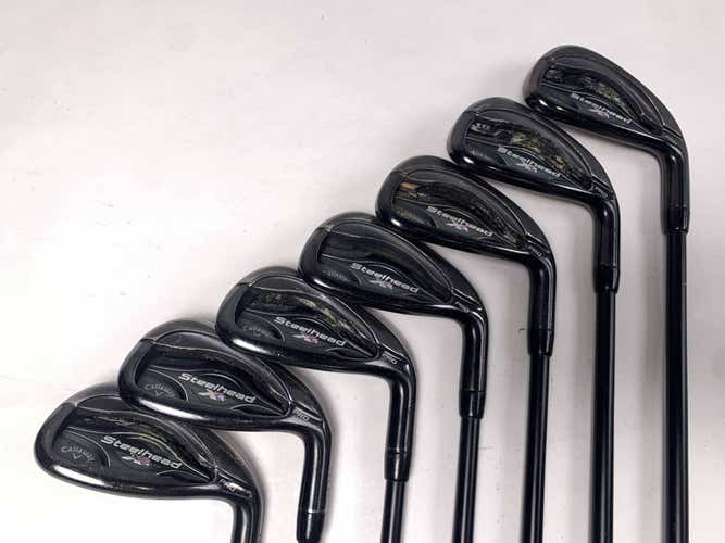 Callaway Steelhead XR Pro Iron Set 5-PW+AW Recoil ES 780 F4 Stiff Graphite RH