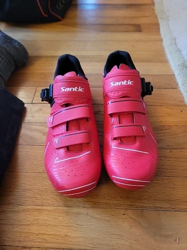 Santic Roadway Unisex Road Cycling Shoes Red Men's US 11 / EU 45