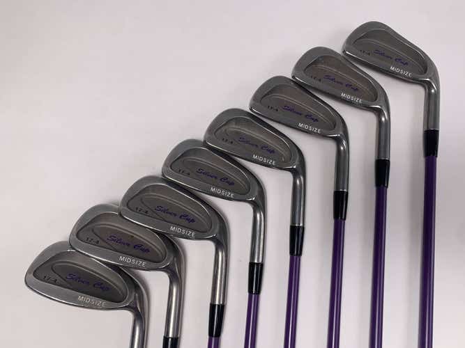 Mizuno Silver Cup Midsize Iron Set 4-PW+SW Ladies Graphite Womens RH